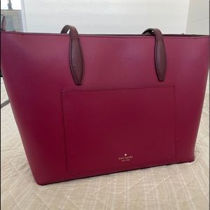 Burgundy Large Kate Spade Tote Bag: FINAL PRICE